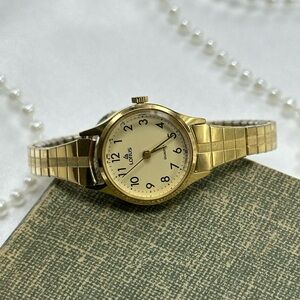 Gold Round Dial Lorus Watch